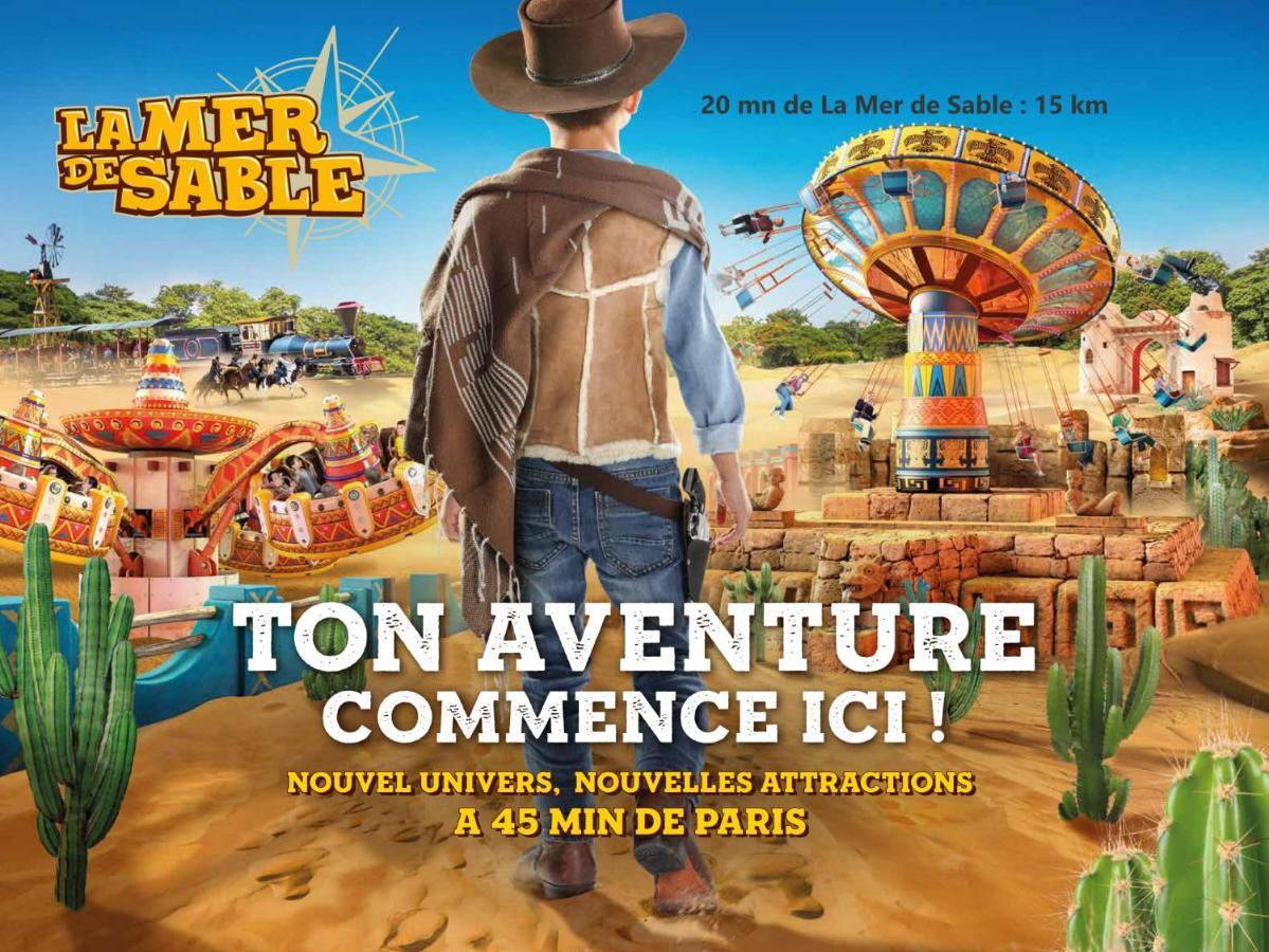 Studio Bleu - Parc Asterix - Mer De Sable - Villepinte - Aeroport Cdg Vemars Exterior foto